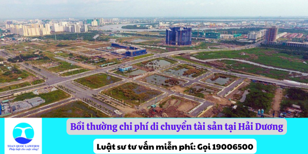 Bồi thường chi phí di chuyển tài sản