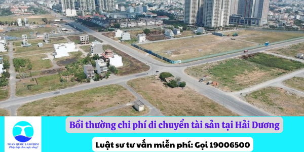 Bồi thường chi phí di chuyển tài sản