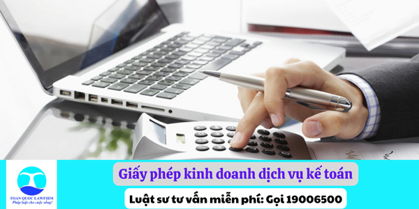 Giấy phép kinh doanh dịch vụ kế toán