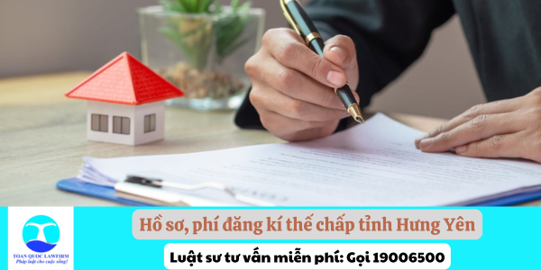 Hồ sơ, phí đăng kí thế chấp tỉnh Hưng Yên