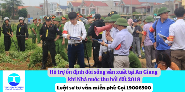 Hỗ trợ ổn định đời sống sản xuất tại An Giang