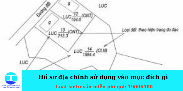 Hồ sơ địa chính sử dụng vào mục đích gì