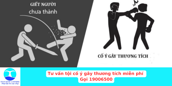 tư vấn tội cố ý gây thương tích miễn phí