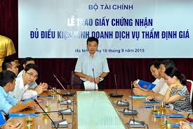 Trình tự, thủ tục cấp giấy chứng nhận đủ điều kiện kinh doanh dịch vụ thẩm định giá