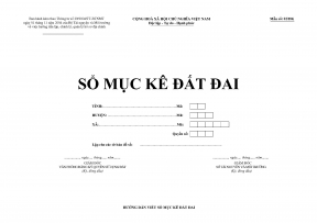 sổ mục kê có giá trị pháp lý như nào đối với đất đai