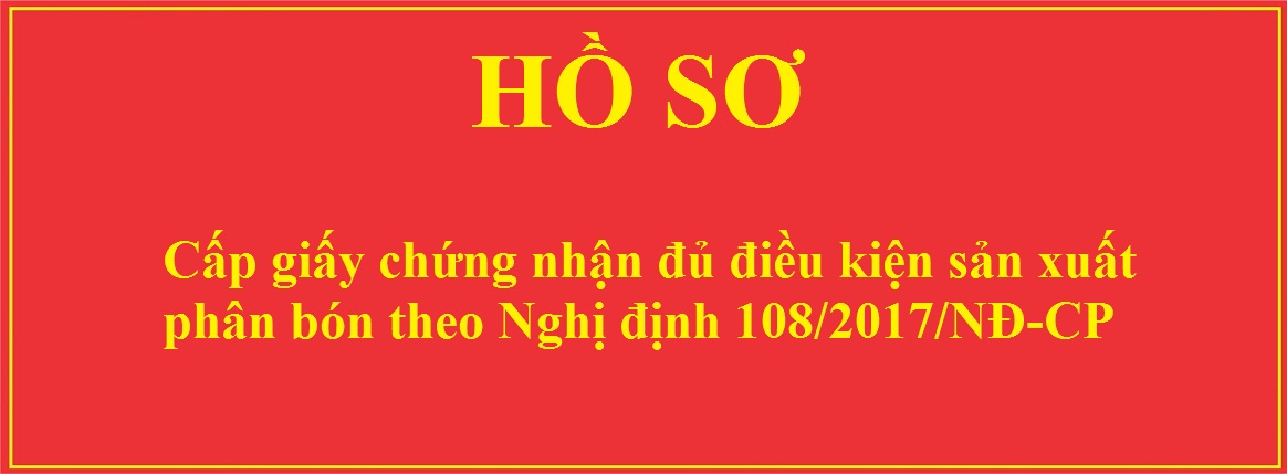 Tải mẫu đơn đề nghị cấp giấy chứng nhận đủ điều kiện sản xuất phân bón