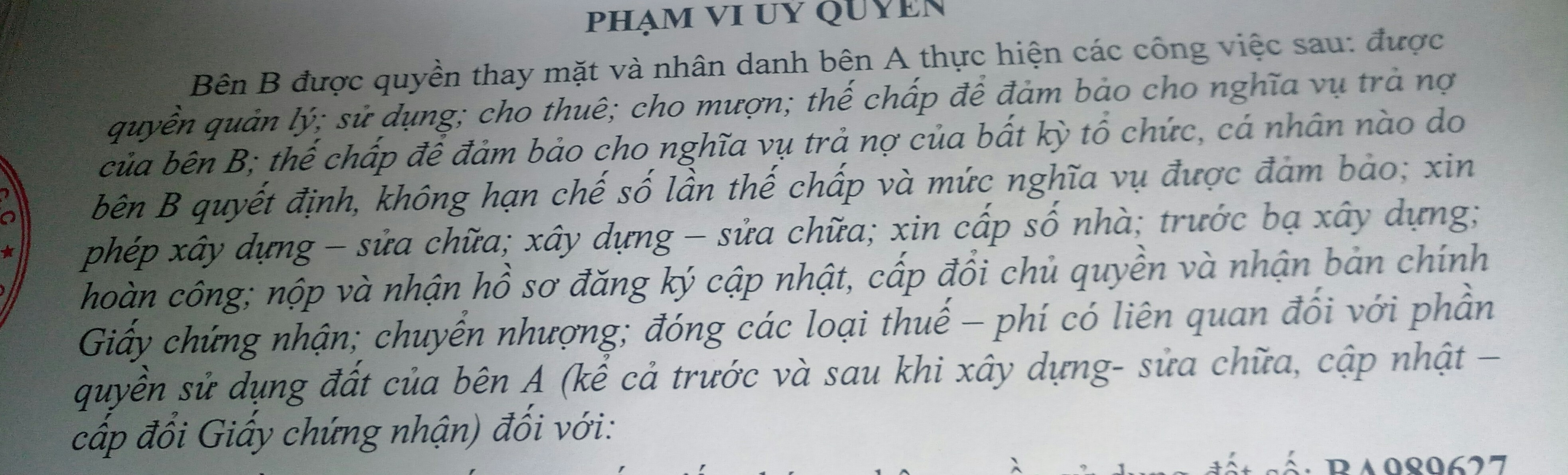 Ủy quyền quyền sử dụng đất của hộ gia đình có được không?