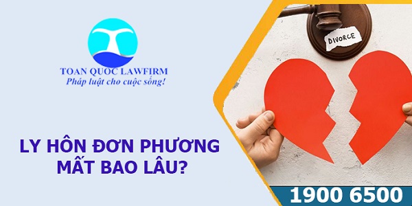 ly hôn đơn phương mất thời gian bao lâu